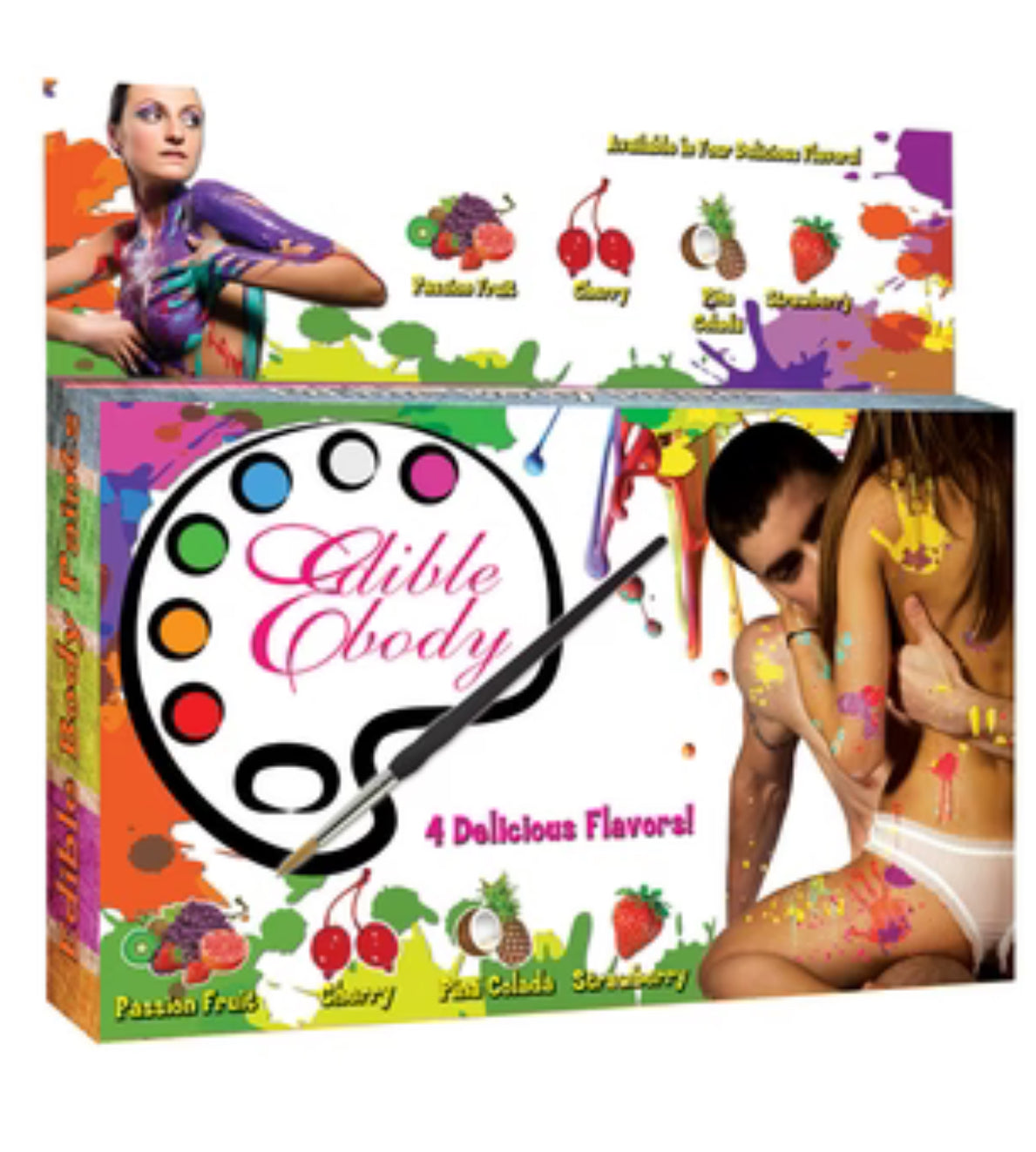 Edible Body Play Paints 4pk