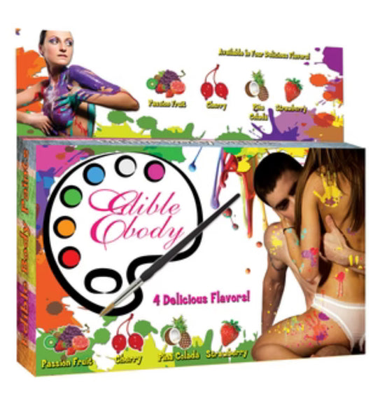 Edible Body Play Paints 4pk